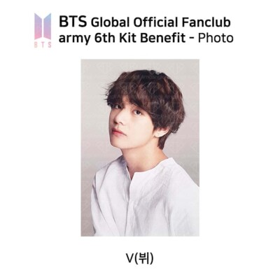BTS Global Official Fan Club ARMY 6th Kit Benefit Photo K