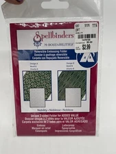 Spellbinders M-Bossabilities Reversible Embossing Folder -Nobility- 2-sided New