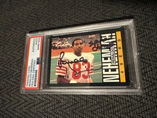 Renaldo Nehemiah Signed 1985 Topps #171 Card PSA /DNA Slab COA