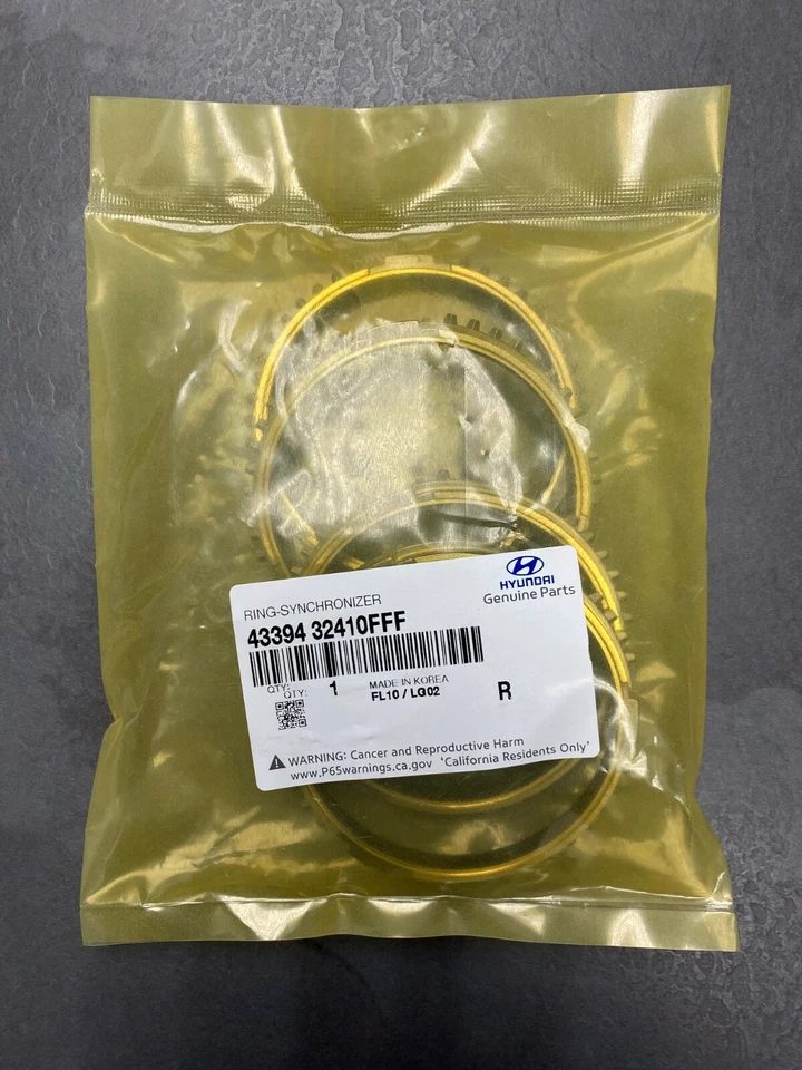 Hyundai Gearbox Synchro Rings Tucson IX35 4339432410 - Image 2 of 4