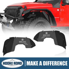 Aluminum Front Inner Fender Liners Wheel Mud Guard for 18-26 Jeep Wrangler JL JT