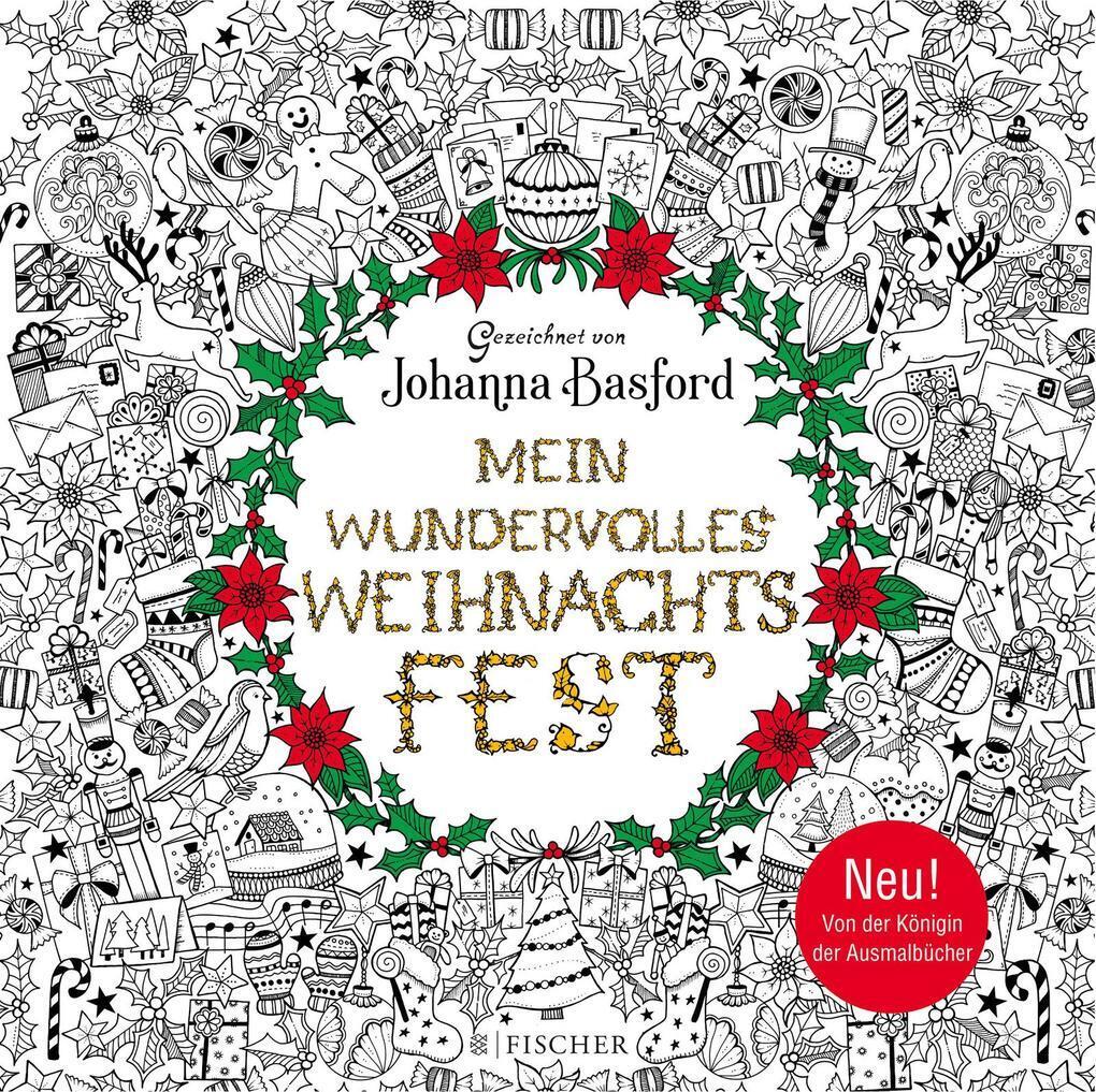 Thumbnail - Mein Wundervolles Weihnachtsfest | Johanna Basford | 2016 | Deutsch
