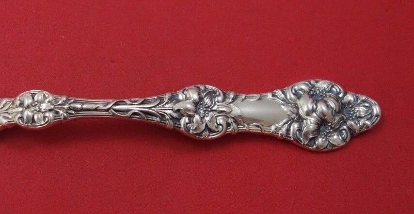 Conjunto de servir salada esterlina Old Orange Blossom by Alvin / Gorham 2 peças 7 3/4" - Imagem 2 de 2