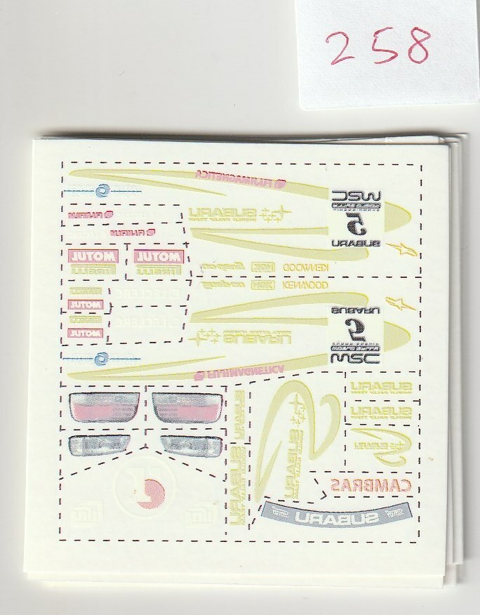 LIFEGUARD 日本限定版 White vinyl WT274 White Toner Waterslide Decals SAKURA_SPRINTER For