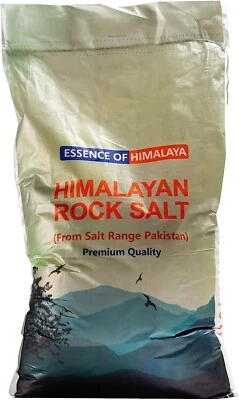 PEACOCK SALT Himalayan Pink Rock Salt Food Table Grade Bath Spa Fine Grain 25kg