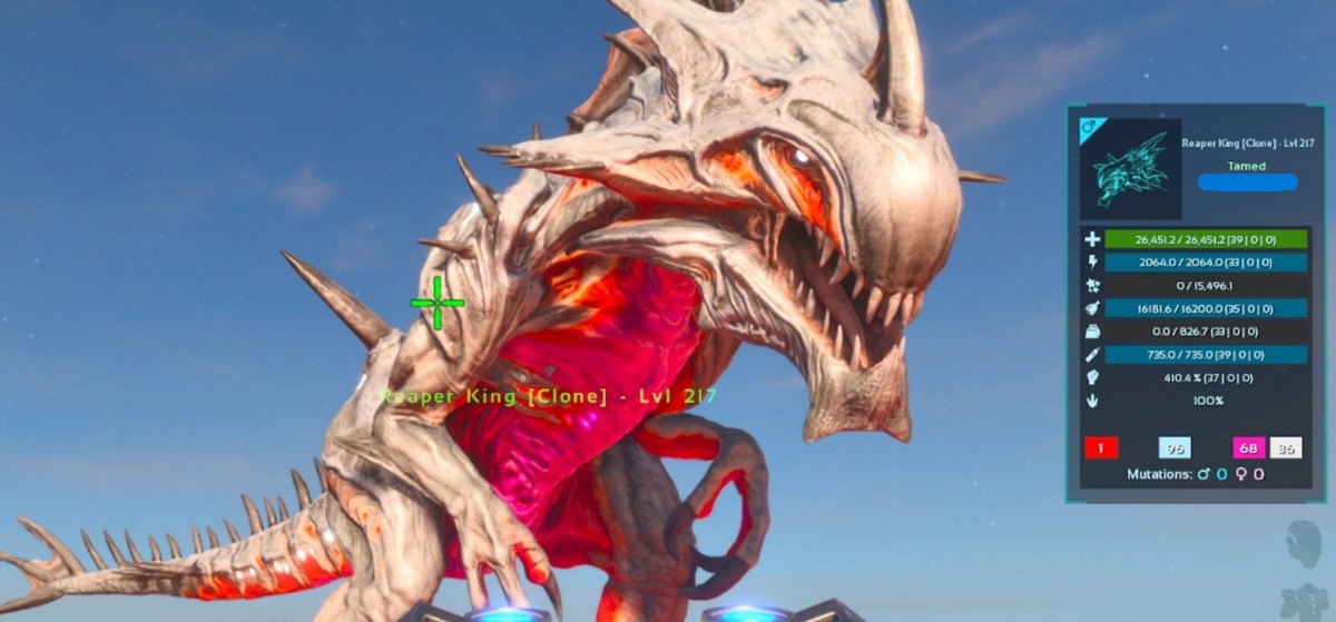 Ark Survival Ascended PVE CrossPlay: Level 217 Reaper King