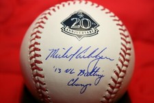 MICHAEL CUDDYER SIGNED AUTO ROCKIES ANNIVERSARY BASEBALL 