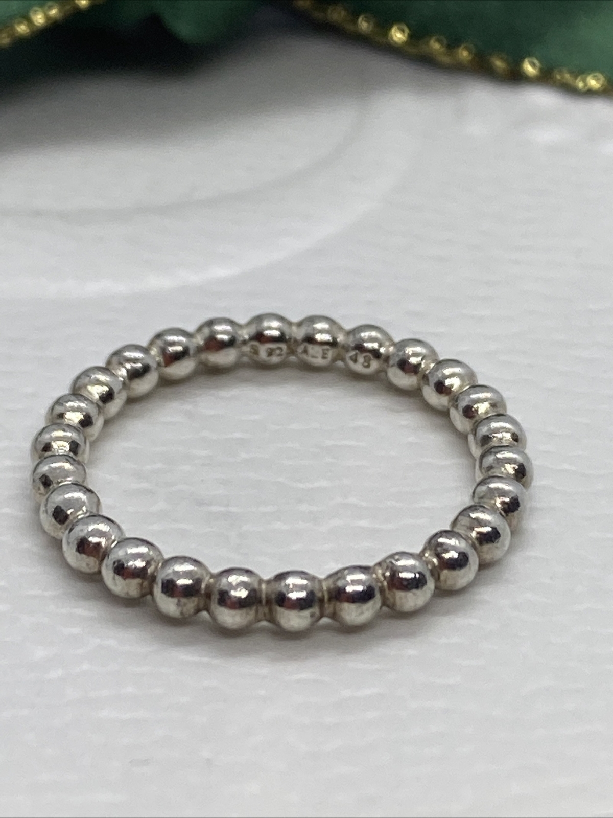 Pandora Small Bubble Stack Ring Size 48 Genuine 1… - image 5