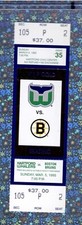 Ray Bourque G#317 Ticket Stub 3-5-1995 Bruins Whalers Cam Neely G#356 Pronger