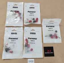 *BRAND NEW* LOT OF 5 Pomona 4243-2 Double Binding Post 30Vac/60Vdc + Warranty! 