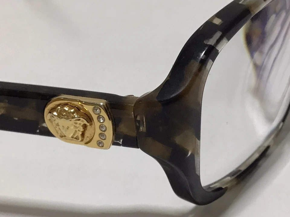 VERSACE Ladies GOLD MEDUSA / CRYSTALS Eye Glasses FRAME ( 51-16  135 ) - Image 3 of 4