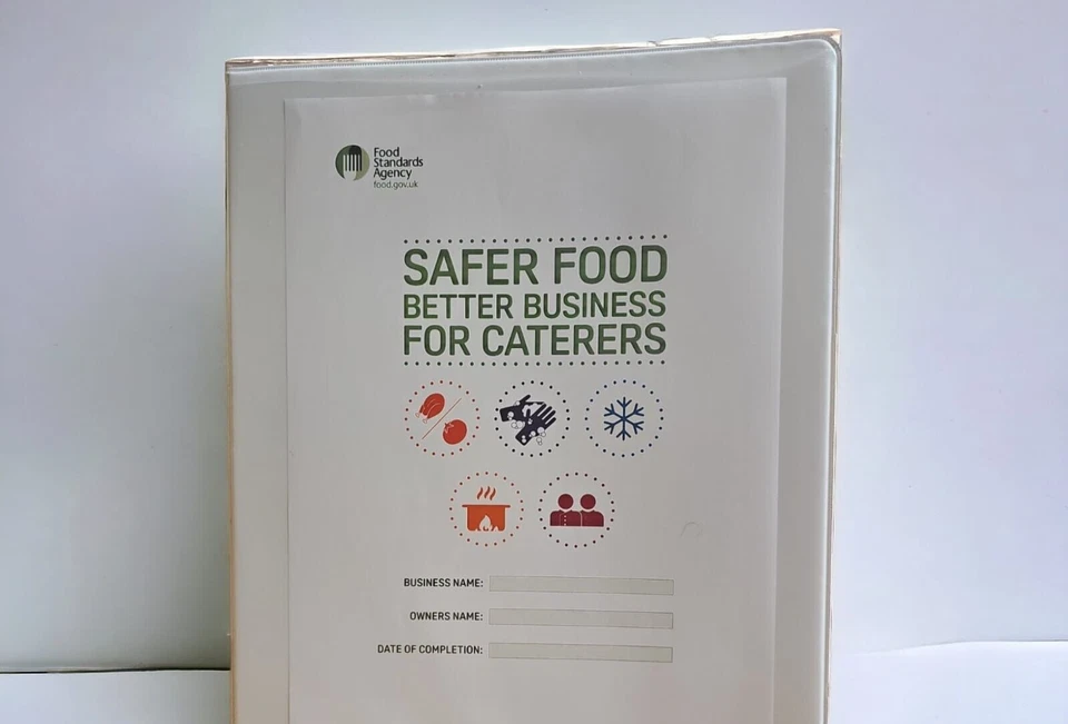 SPIKE WELLS LTD 2025 Safer food better business for caterers +12 month Diary + 12 Temp + A4 sign