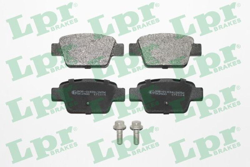 4 Plaquettes de frein 9949280 garniture auto essieu arriere 71769094