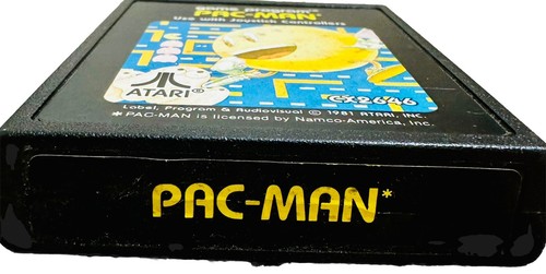 VINTAGE/TESTED-Lot 10 '80s Atari Games~game program-PacMan Space War Asteroids + - Picture 3 of 24