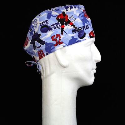 Ice Hockey Power Play Theme  Scrub Hat