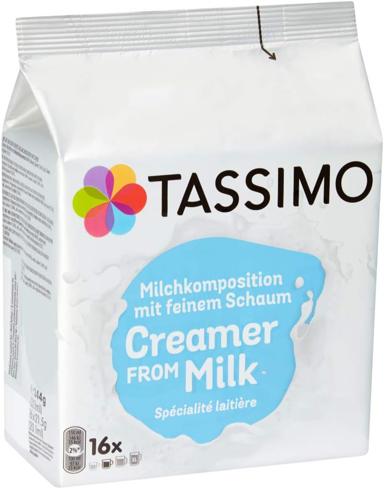 Tassimo Milk Creamer Pods x16 Pack of 5, Total 80 Drinks 8711000500224