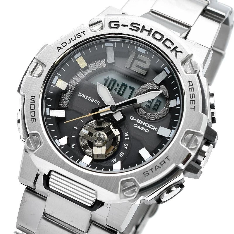 CASIO G-SHOCK GST-B300SD-1AJF G-STEEL Carbon Core Guard Solar Bluetooth Watch