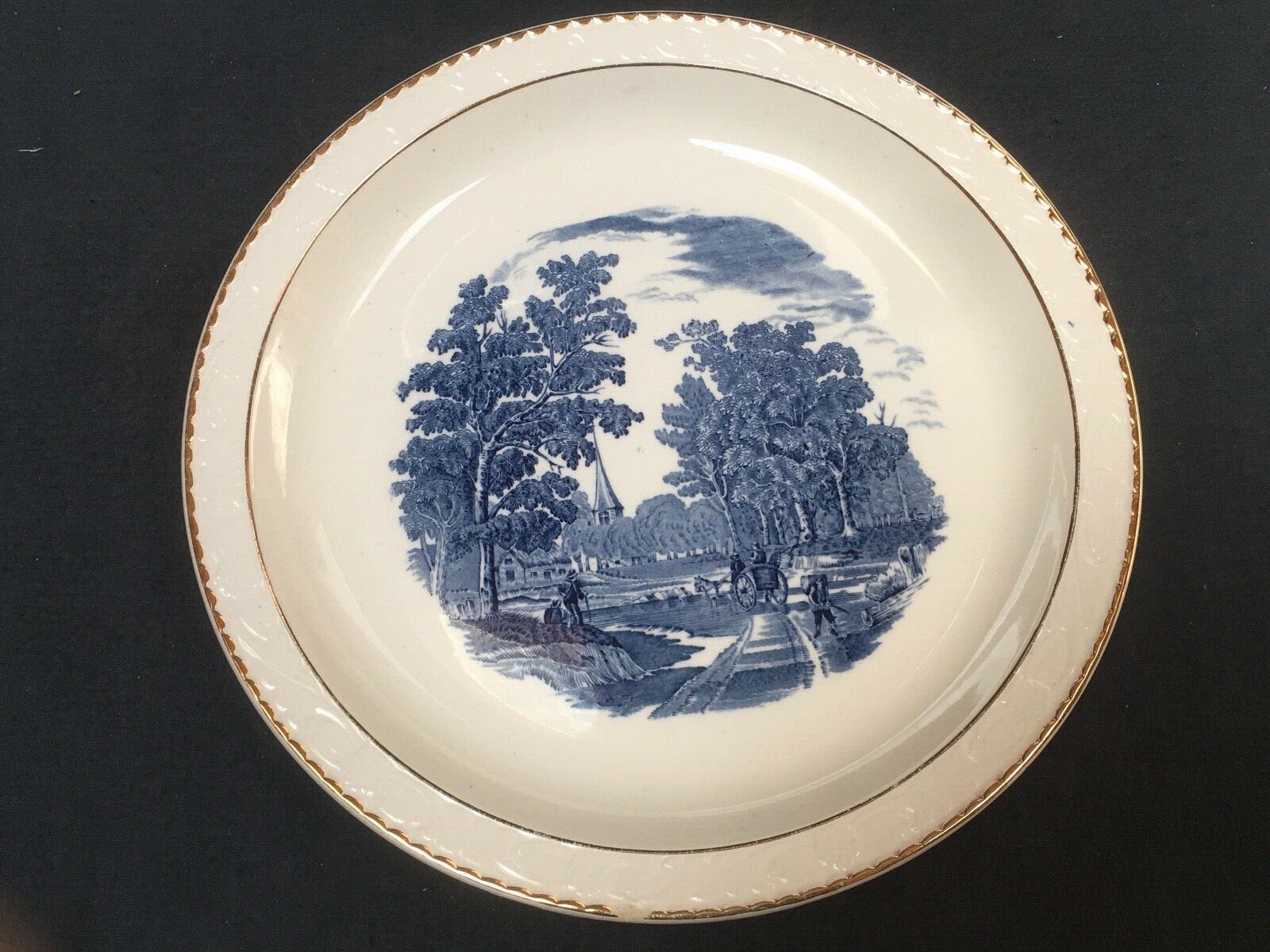 Set 4 Royal Tudor Ware Barker Bros Olde England 10 inch Dinner Plate