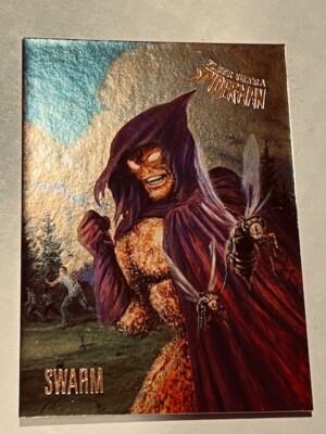 2017 Fleer Ultra Spider-Man Base SILVER FOIL #095 #95 SWARM Achievement *