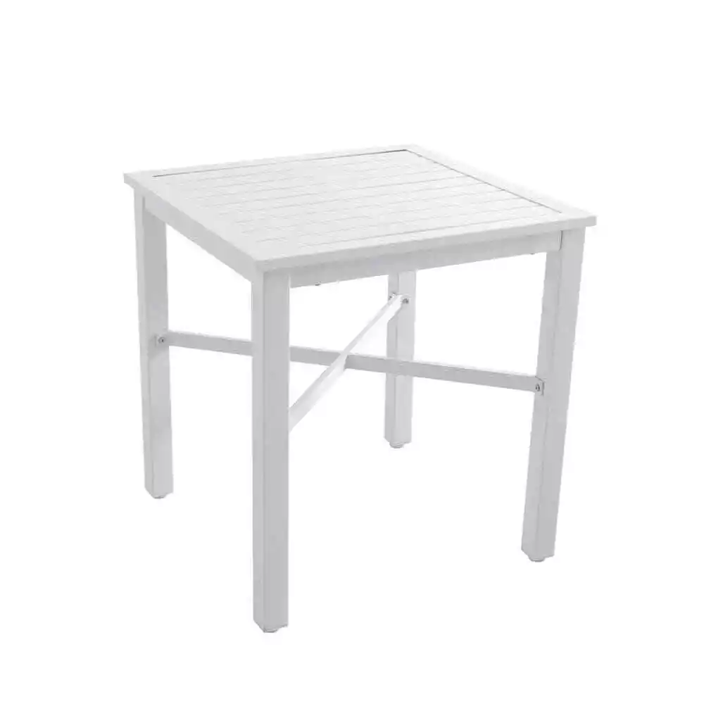 White square cheap patio table