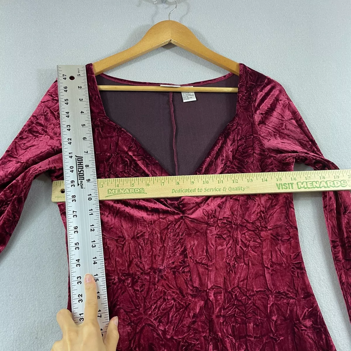 Crushed hot sale velvet clothing