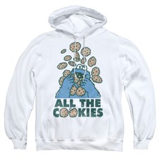 Sesame Street "All The Cookies" Pullover Hoodie, Sweatshirt or Long Sleeve Tee
