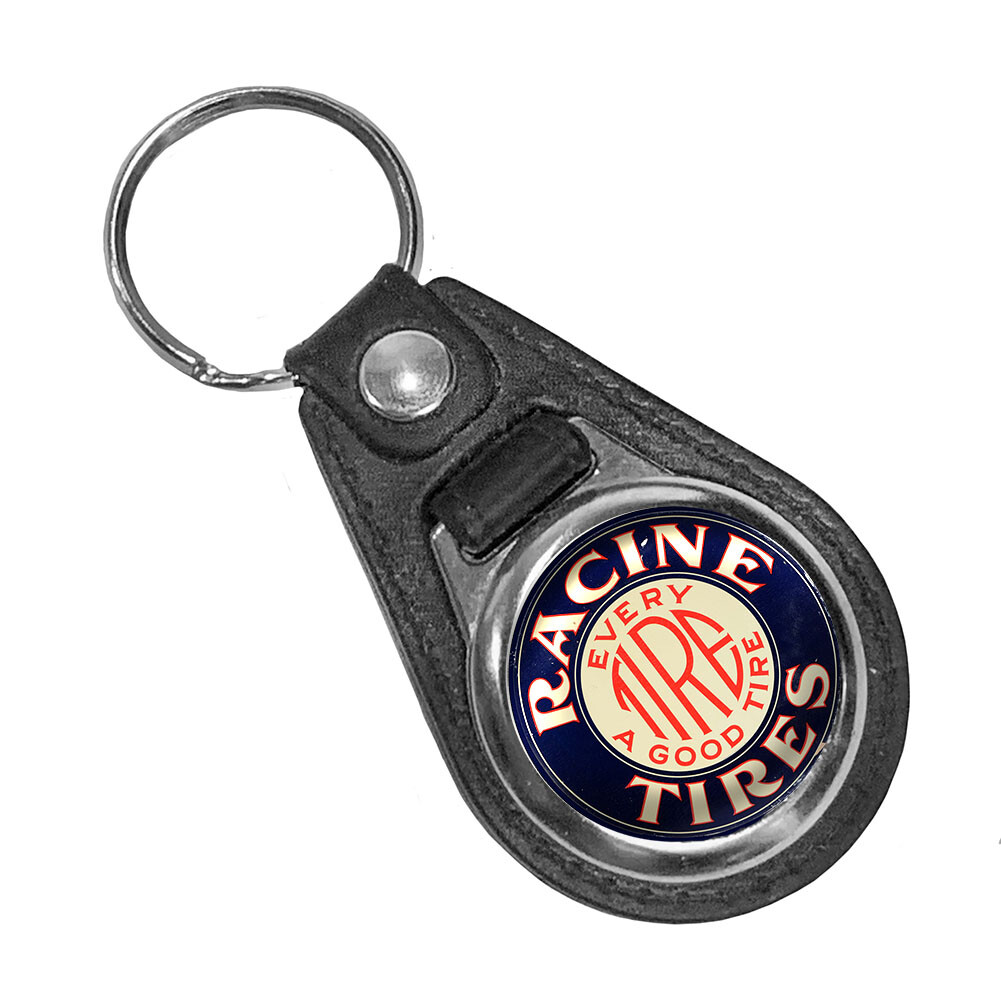 Racine Tires Racing Tire Company Insignia Vintage Round Faux
