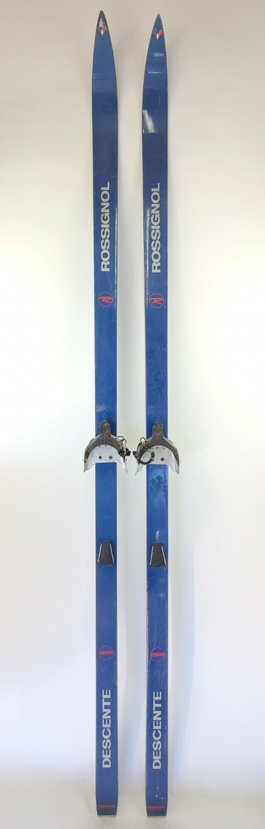 Vtg Rossignol Descente Skis 200cm w/ Chouinard Equipment 3 Pin