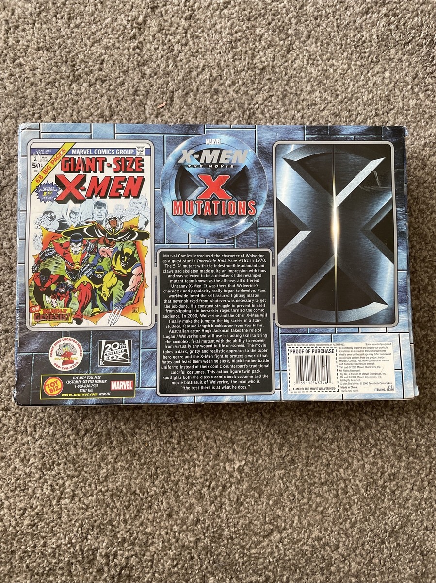 X-MEN THE MOVIE X MUTATIONS ウルヴァリン X Men The Movie Mutations Wolverine - Vintage - 1 Of 15000