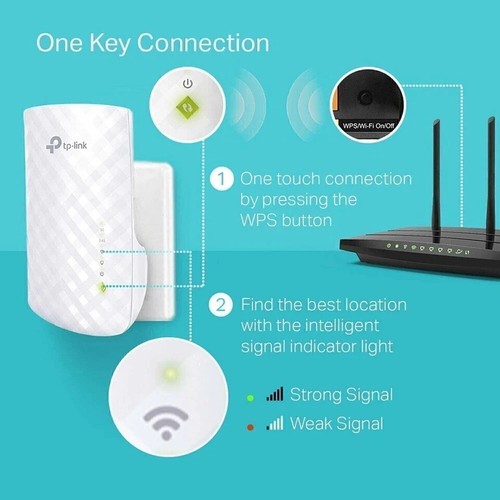 TP-Link AC750 RE220 WLAN Range Extender - Dual Band - Bild 6 von 8