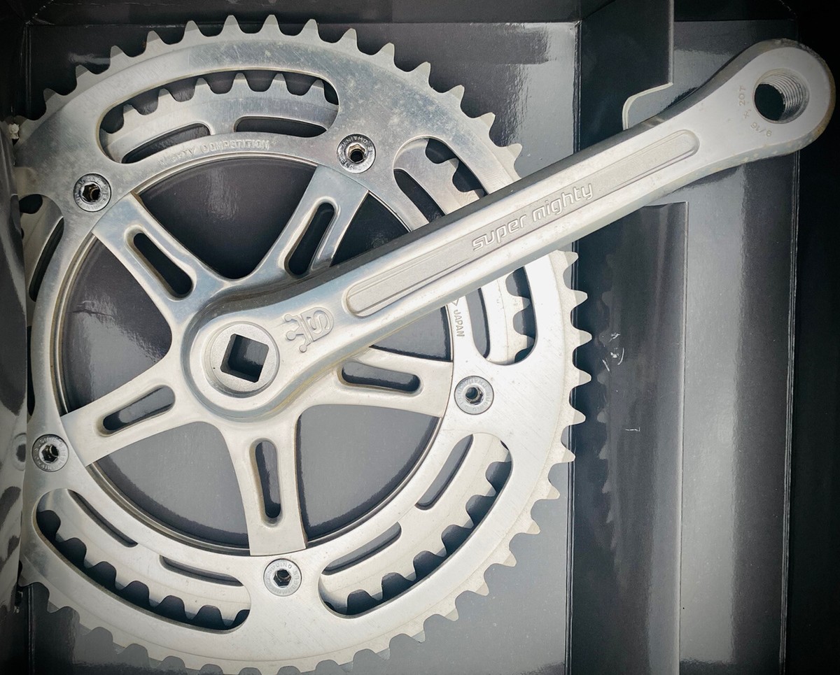 パーツ sugino super mighty  165mm njs Amazon.co.jp: SUGINO スーパーマイティ クランク NJS 165mm