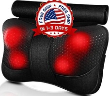 Almohada De Masaje Para El Cuello Masajeador de Hombros Espalda y Pies Con Calor