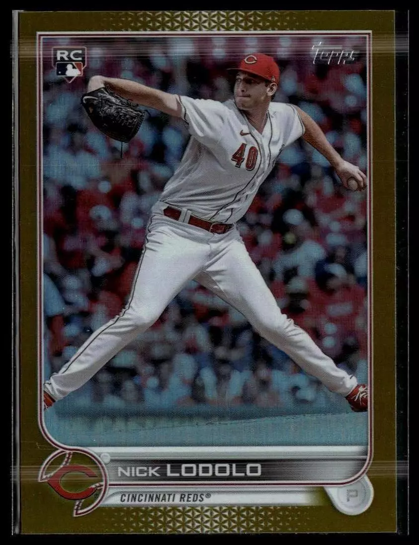 2022 Topps Update #US298 Nick Lodolo Gold Foil