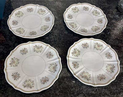 Downton Abbey World Market Salad/ Dessert Plates 8  Set Of 4 NIB