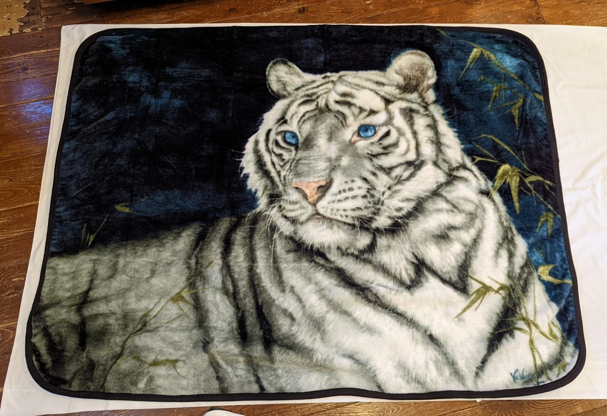 White tiger mexican blanket new arrivals