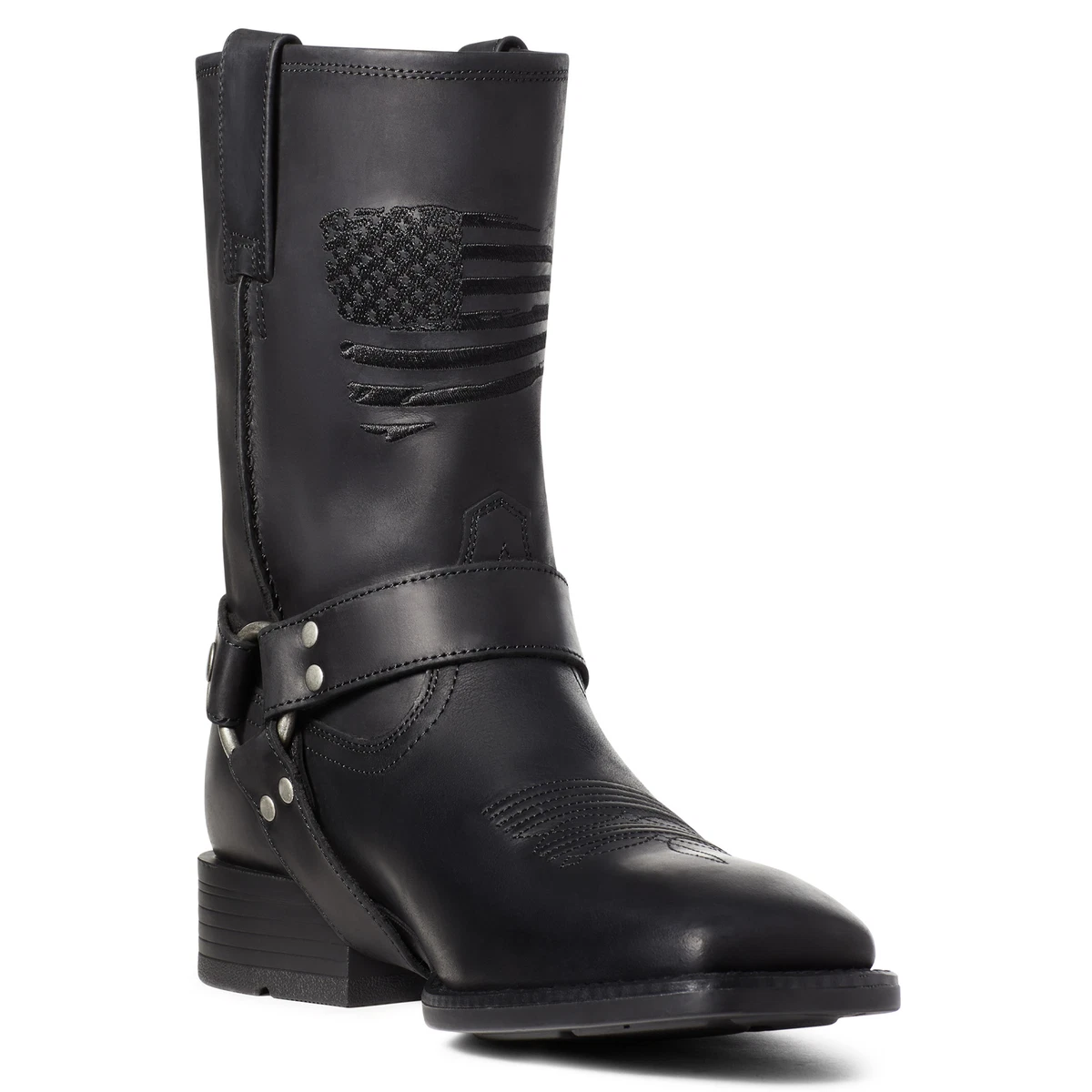 Ariat Men s Harness Patriot Ultra Black Boots 10035767