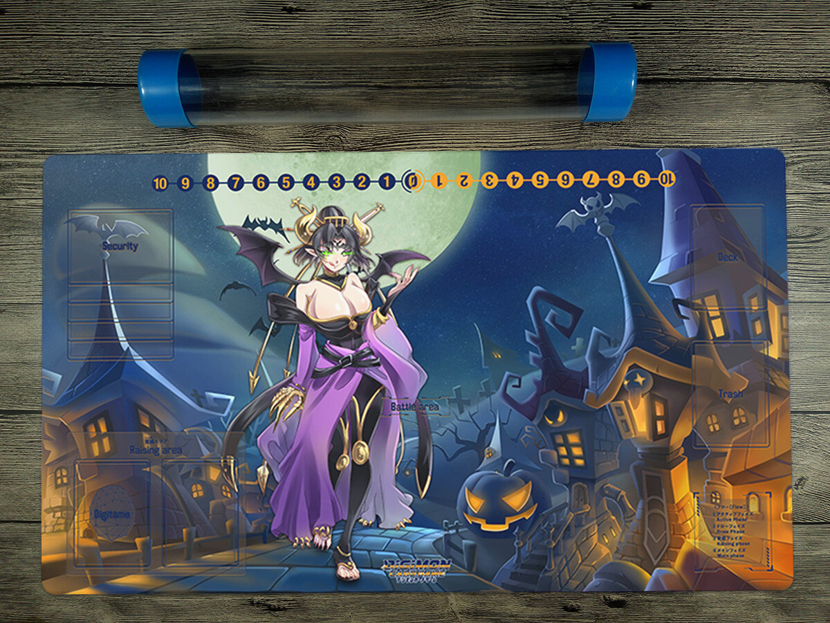 Digimon Adventure Lilithmon Playmat Trading Card Game CCG Play Mat