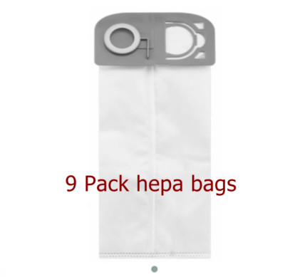 CH825 Riccar Replacement 9  pack Bags for R25S R25D R25P Hepa Bags