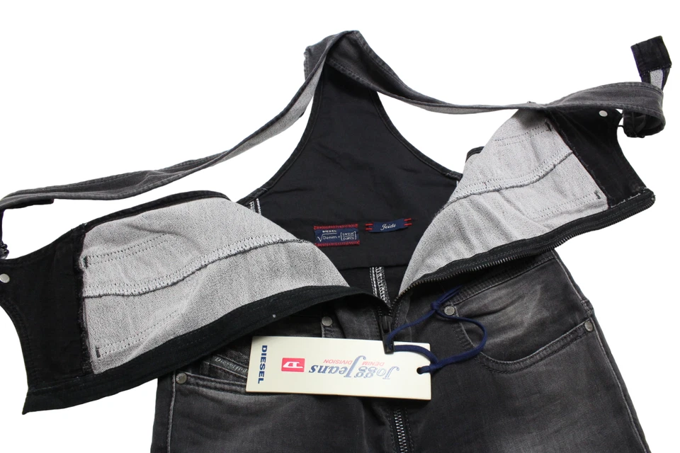 Diesel Jeide-Ne Jogg 0855Z Overall Damen Klein Whiskers Hosentrager Neu Zip - Bild 4 von 4