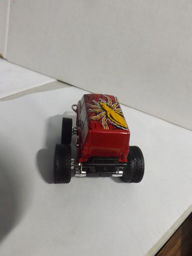 New Ray Pull Back Red "Spider" Mad Wheel Diecast Van - Picture 4 of 5
