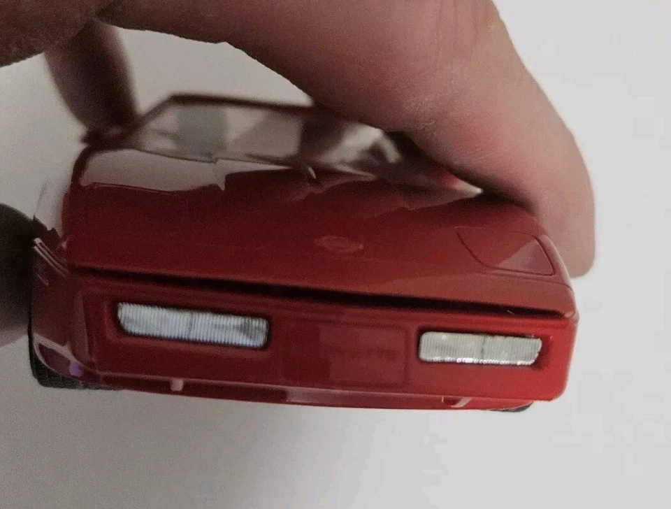 1990 Chevrolet C4 Corvette ZR-1 RED Promo Model Car LT-5 AMT ERTL #6034 - Image 4 of 4
