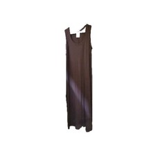 Fresh Produce long staple maxi dress color truffle brown women size L NWT
