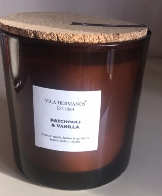 VILA HERMANOS 3 DOCHT KERZE PATCHOULI UND VANILLE 500GM