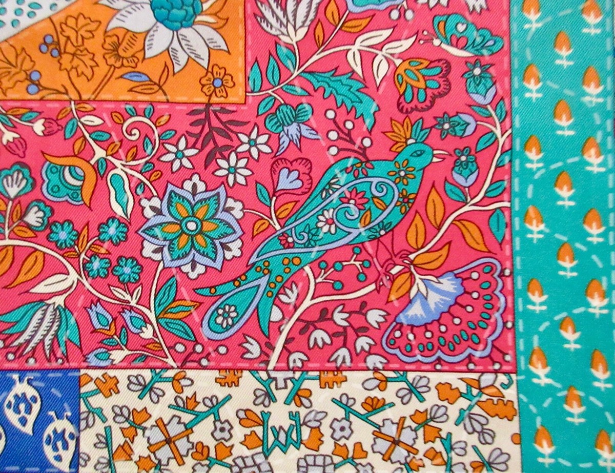 Hermes Pique Fleuri de Provence Scarf in Box - 36