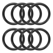 1.5 Inch Dream Catcher Rings, 8 Pcs Plastic Macrame Wreath Floral Hoop Black