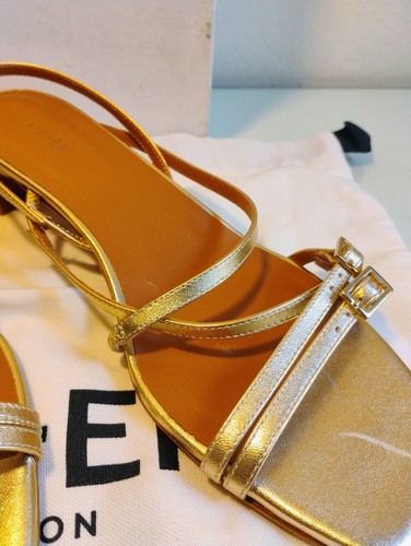 ME+EM kitten heel sandals gold SH410 EU/39, US/8-8.5 Women's - Picture 3 of 15