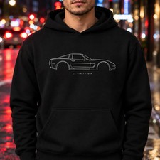 Corvette C5 1997-2004 Hoodie Car Guy Gift Christmas Muscle Car Line Art Unisex