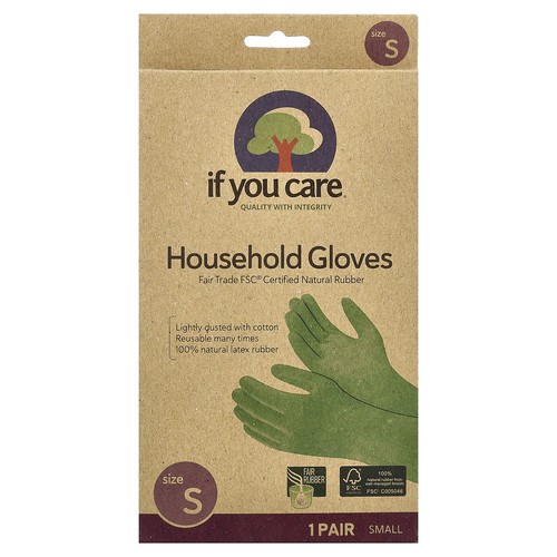 Household Gloves, Small, 1 Pair