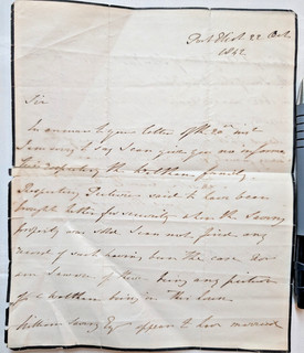 2nd Earl of St Germans William Eliot Signed Letter 1842