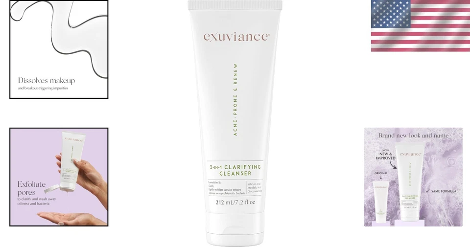 Limpador Facial Ácido Salicílico Clarificante - Óleo Esfolia e Controla, Fl Oz 7,2 - Imagem 2 de 4